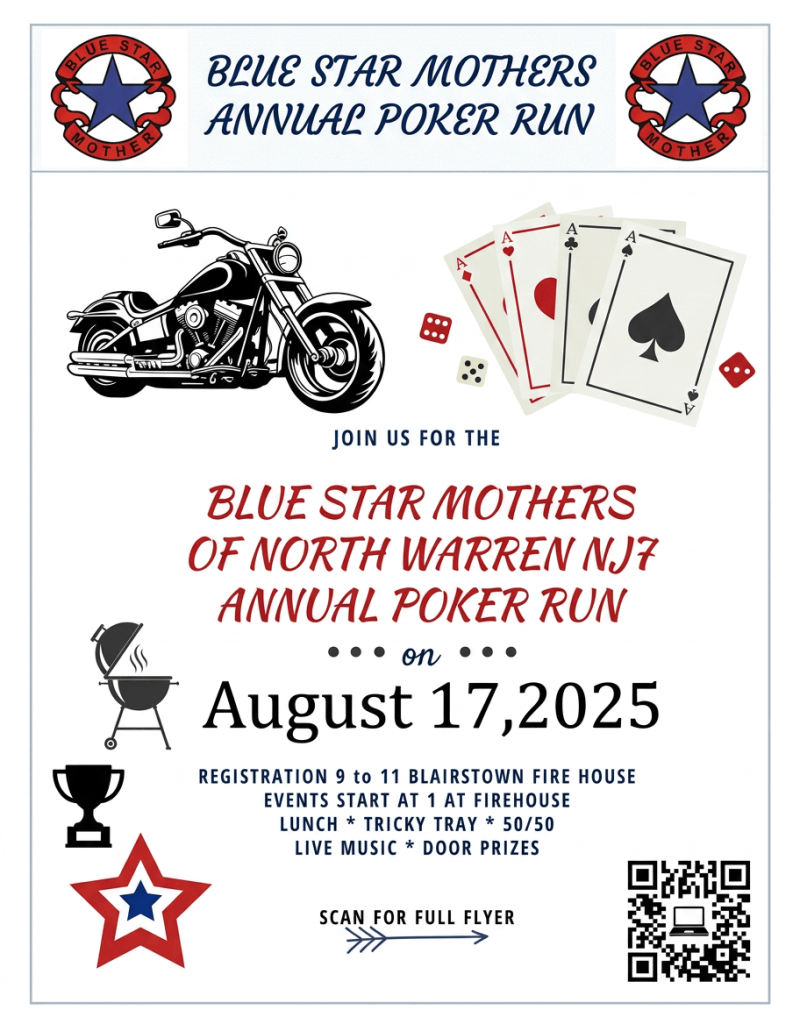 Blue Star Mothers of America emblem with blue star and white text